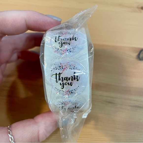 NWT 500 Flower Thank You Stickers - Picture 4 of 5